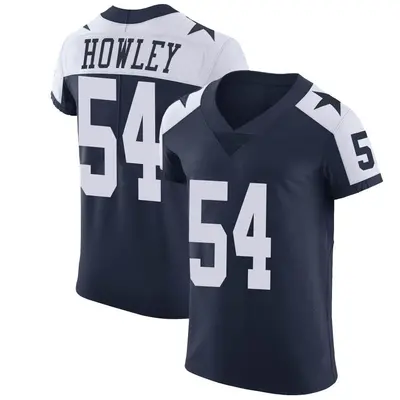 Men's Elite Chuck Howley Dallas Cowboys Navy Alternate Vapor Untouchable Jersey