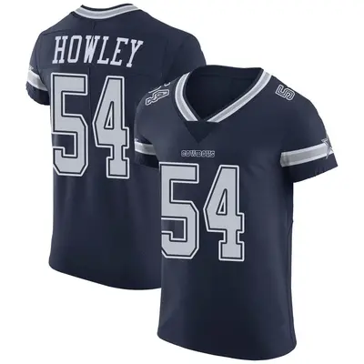 Men's Elite Chuck Howley Dallas Cowboys Navy Team Color Vapor Untouchable Jersey