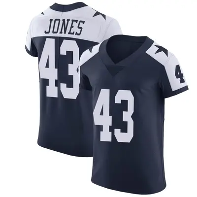 Men's Elite Joe Jones Dallas Cowboys Navy Alternate Vapor Untouchable Jersey
