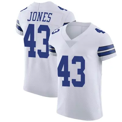 Men's Elite Joe Jones Dallas Cowboys White Vapor Untouchable Jersey