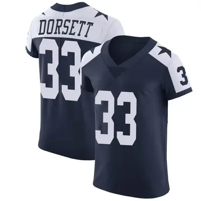 Men's Elite Tony Dorsett Dallas Cowboys Navy Alternate Vapor Untouchable Jersey