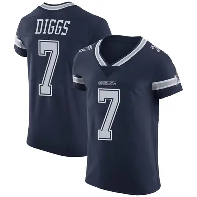Men's Elite Trevon Diggs Dallas Cowboys Navy Team Color Vapor Untouchable Jersey