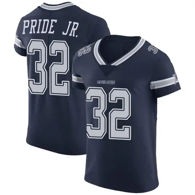 Men's Elite Troy Pride Jr. Dallas Cowboys Navy Team Color Vapor Untouchable Jersey