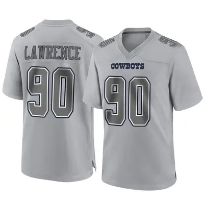 Men's Game Demarcus Lawrence Dallas Cowboys Gray DeMarcus Lawrence Atmosphere Fashion Jersey