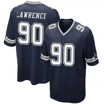 Men's Game Demarcus Lawrence Dallas Cowboys Navy DeMarcus Lawrence Team Color Jersey