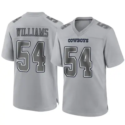 Men's Game Sam Williams Dallas Cowboys Gray Atmosphere Fashion Jersey