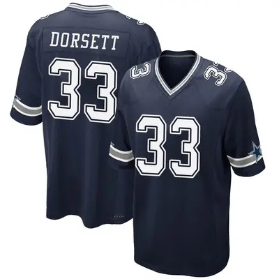 Men's Game Tony Dorsett Dallas Cowboys Navy Team Color Jersey
