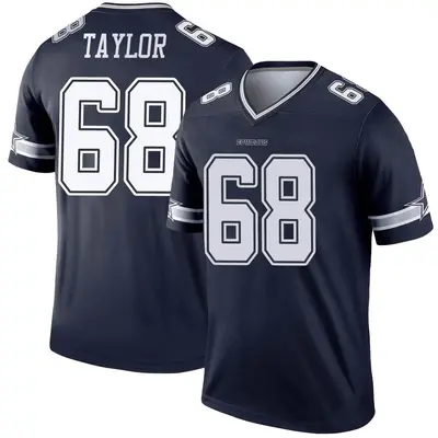 Men's Legend Alex Taylor Dallas Cowboys Navy Jersey