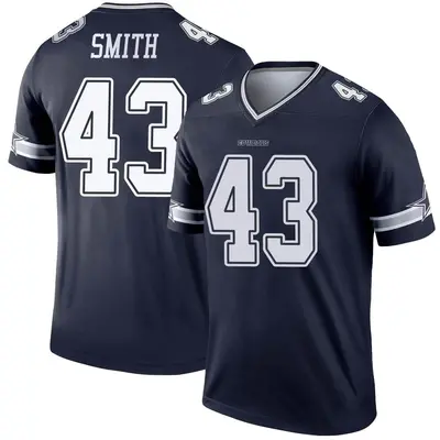 Men's Legend Ito Smith Dallas Cowboys Navy Jersey