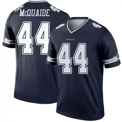 Men's Legend Jake McQuaide Dallas Cowboys Navy Jersey