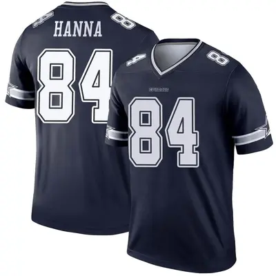 Men's Legend James Hanna Dallas Cowboys Navy Jersey