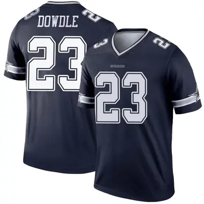 Men's Legend Rico Dowdle Dallas Cowboys Navy Jersey