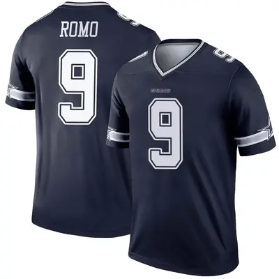 Men's Legend Tony Romo Dallas Cowboys Navy Jersey