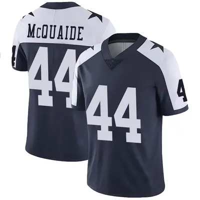 Men's Limited Jake McQuaide Dallas Cowboys Navy Alternate Vapor Untouchable Jersey