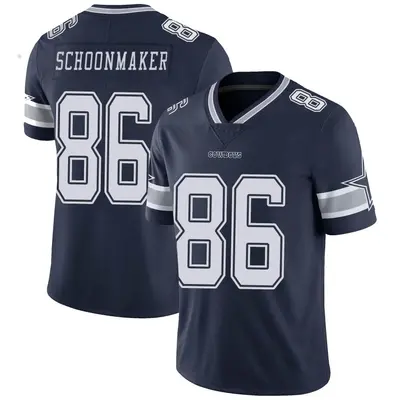 Men's Limited Luke Schoonmaker Dallas Cowboys Navy Team Color Vapor Untouchable Jersey