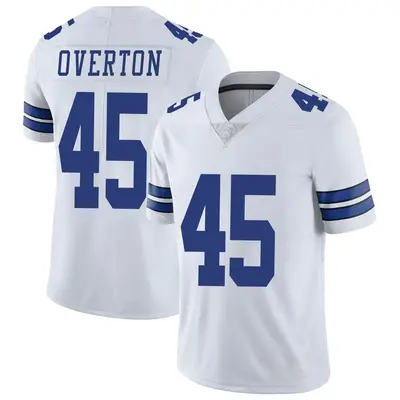 Men's Limited Matt Overton Dallas Cowboys White Vapor Untouchable Jersey