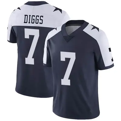 Men's Limited Trevon Diggs Dallas Cowboys Navy Alternate Vapor Untouchable Jersey