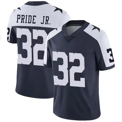 Men's Limited Troy Pride Jr. Dallas Cowboys Navy Alternate Vapor Untouchable Jersey