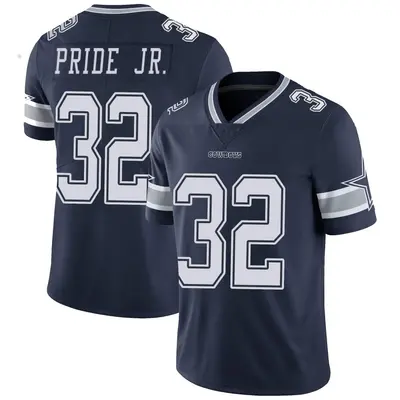 Men's Limited Troy Pride Jr. Dallas Cowboys Navy Team Color Vapor Untouchable Jersey