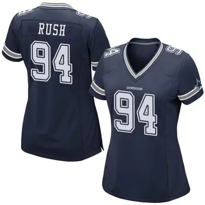 Women's Game Anthony Rush Dallas Cowboys Navy Team Color Jersey