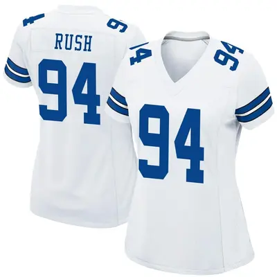 Women's Game Anthony Rush Dallas Cowboys White Jersey