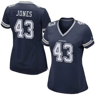 Women's Game Joe Jones Dallas Cowboys Navy Team Color Jersey