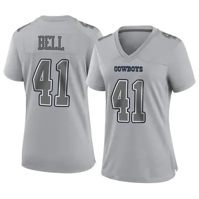 Women's Game Markquese Bell Dallas Cowboys Gray Atmosphere Fashion Jersey
