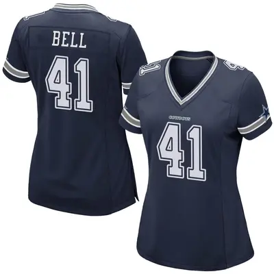 Women's Game Markquese Bell Dallas Cowboys Navy Team Color Jersey
