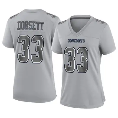 Women's Game Tony Dorsett Dallas Cowboys Gray Atmosphere Fashion Jersey