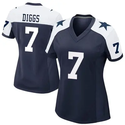 Women's Game Trevon Diggs Dallas Cowboys Navy Alternate Jersey