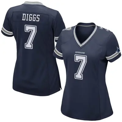 Women's Game Trevon Diggs Dallas Cowboys Navy Team Color Jersey