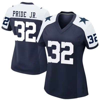 Women's Game Troy Pride Jr. Dallas Cowboys Navy Alternate Jersey