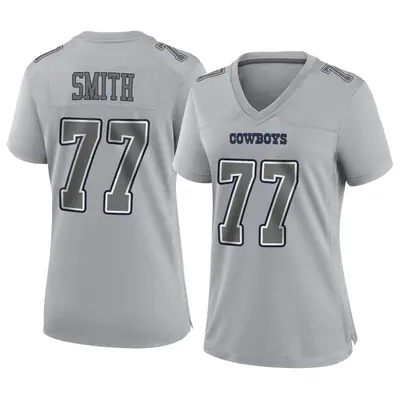 Women's Game Tyron Smith Dallas Cowboys Gray Atmosphere Fashion Jersey