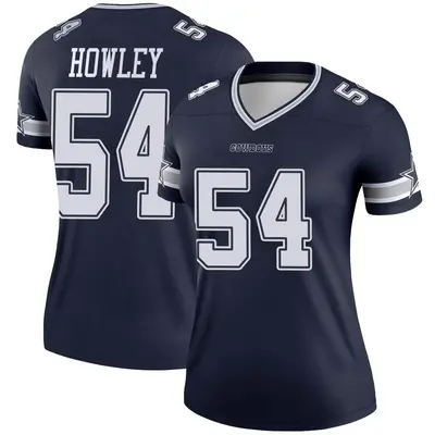 Women's Legend Chuck Howley Dallas Cowboys Navy Jersey