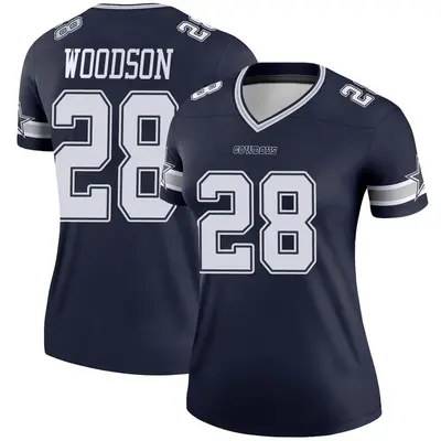 Women's Legend Darren Woodson Dallas Cowboys Navy Jersey