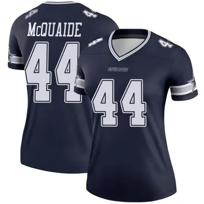Women's Legend Jake McQuaide Dallas Cowboys Navy Jersey