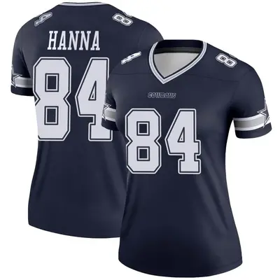 Women's Legend James Hanna Dallas Cowboys Navy Jersey