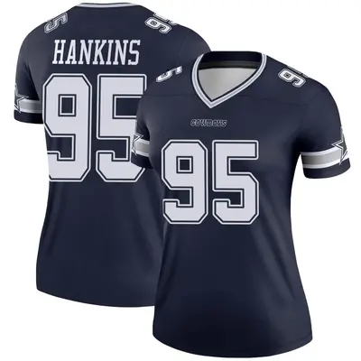 Women's Legend Johnathan Hankins Dallas Cowboys Navy Jersey