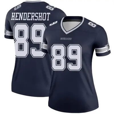 Women's Legend Peyton Hendershot Dallas Cowboys Navy Jersey