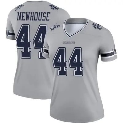 Women's Legend Robert Newhouse Dallas Cowboys Gray Inverted Jersey