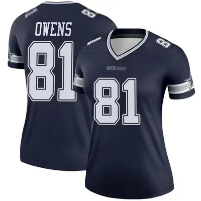 Women's Legend Terrell Owens Dallas Cowboys Navy Jersey