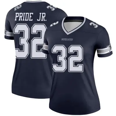 Women's Legend Troy Pride Jr. Dallas Cowboys Navy Jersey