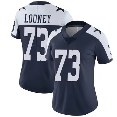 Women's Limited Joe Looney Dallas Cowboys Navy Alternate Vapor Untouchable Jersey
