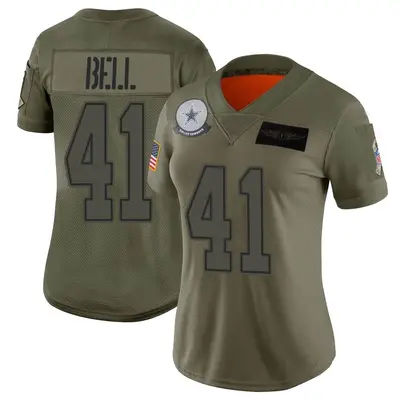 Women's Limited Markquese Bell Dallas Cowboys Camo 2019 Salute to Service Jersey