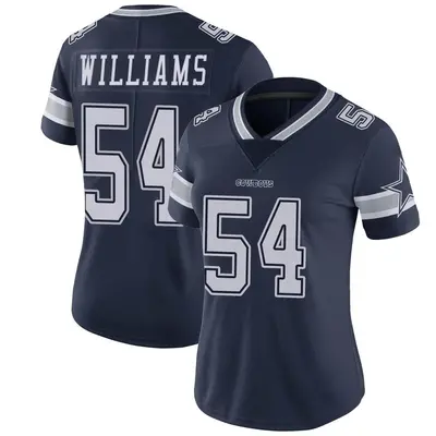 Women's Limited Sam Williams Dallas Cowboys Navy Team Color Vapor Untouchable Jersey