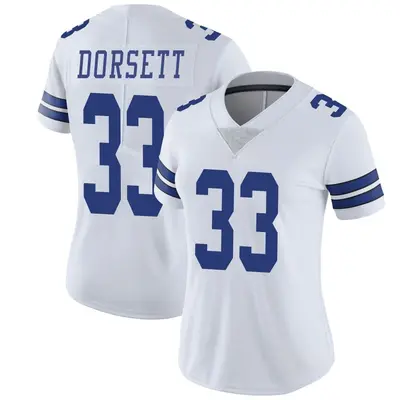 Women's Limited Tony Dorsett Dallas Cowboys White Vapor Untouchable Jersey