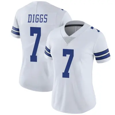 Women's Limited Trevon Diggs Dallas Cowboys White Vapor Untouchable Jersey