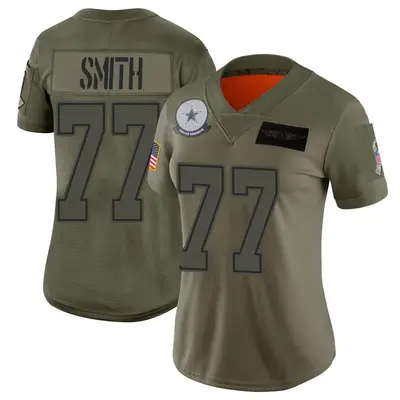 Women's Limited Tyron Smith Dallas Cowboys Camo 2019 Salute to Service Jersey
