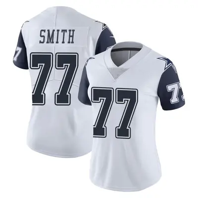 Women's Limited Tyron Smith Dallas Cowboys White Color Rush Vapor Untouchable Jersey