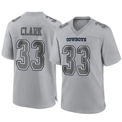 Youth Game Damone Clark Dallas Cowboys Gray Atmosphere Fashion Jersey